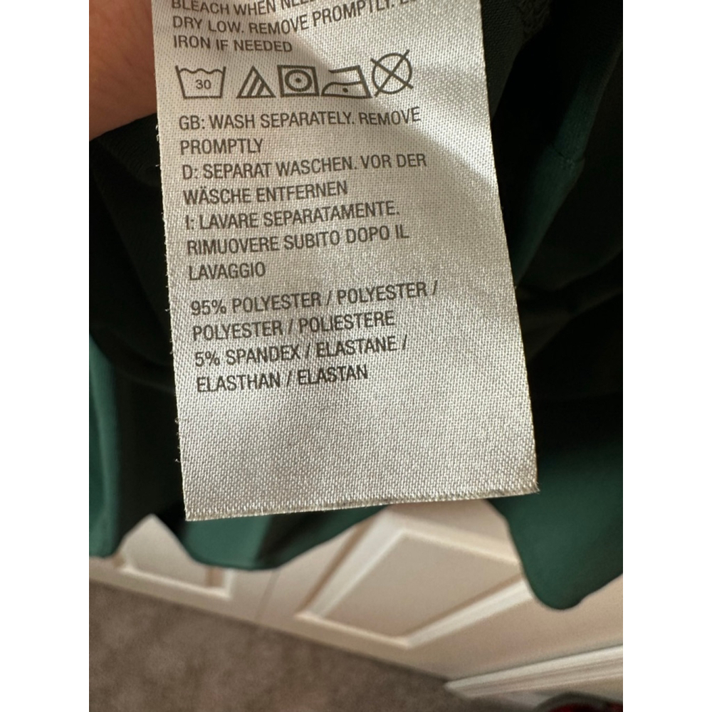 Susan Graver Long Sleeve Tee 3X Dark Green - Picture 4 of 6